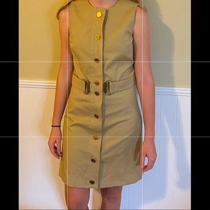 Michael Kors Gold and Tan dress